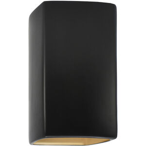 Ambiance LED 7.25 inch Carbon Matte Black and Champagne Gold Wall Sconce Wall Light