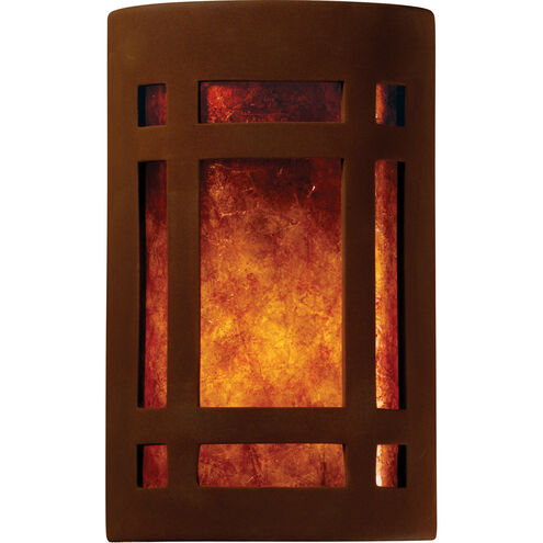 Ambiance Cylinder LED 5.75 inch Harvest Yellow Slate ADA Wall Sconce Wall Light, Small