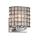 Wire Glass Malleo 1 Light 7 inch Brushed Nickel ADA Wall Sconce Wall Light