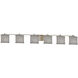 Textile LED 54 inch Polished Chrome Bath Bar Wall Light