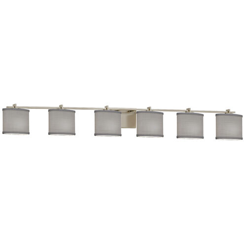 Textile LED 54 inch Polished Chrome Bath Bar Wall Light