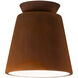 Radiance Collection LED 7.5 inch Vanilla (Gloss) Outdoor Flush-Mount