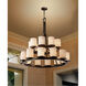 Limoges LED 33 inch Dark Bronze Chandelier Ceiling Light
