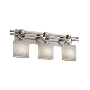Clouds 3 Light 29 inch Brushed Nickel Bath Bar Wall Light in Oval, Incandescent