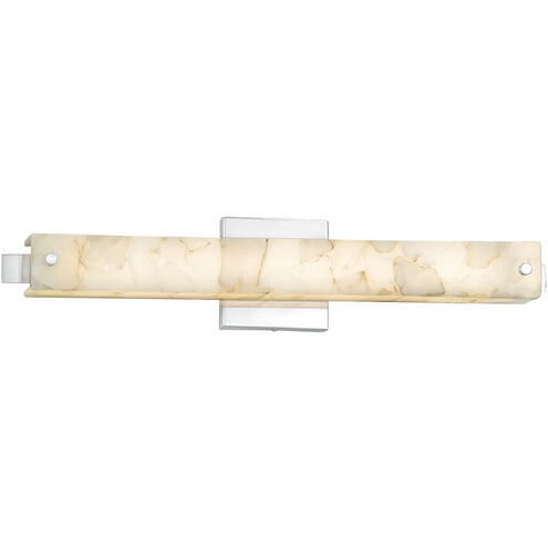 Alabaster Rocks 23 inch Polished Chrome Vanity Light Wall Light
