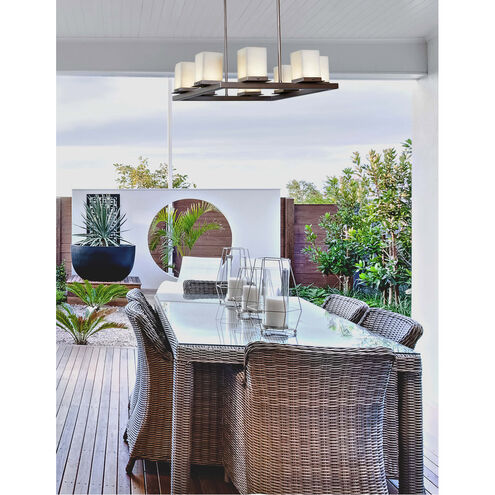 Clouds Laguna LED 25 inch Brushed Nickel Outdoor Chandelier