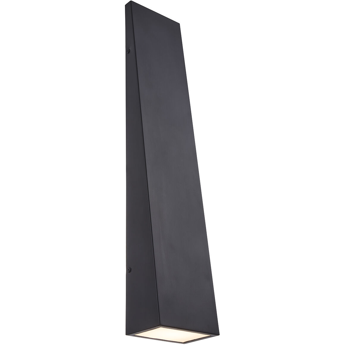 Corwin Family 28 inch Matte Black Outdoor Wall Sconce in 4" D x 5.5" W x 28" H, EVOLV