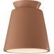 Radiance 1 Light 7.5 inch Adobe Flush Mount Ceiling Light