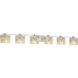 Alabaster Rocks Era LED 55.5 inch Dark Bronze Bath Bar Wall Light in 4200 Lm LED, Rectangle