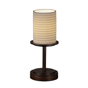 Limoges 12 inch 9 watt Matte Black Table Lamp Portable Light