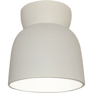 Radiance Collection 1 Light 7.5 inch Midnight Sky with Matte White Flush Mount Ceiling Light