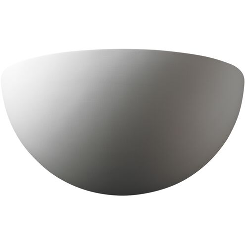 Ambiance Quarter Sphere LED 20 inch Carbon Matte Black Wall Sconce Wall Light, Really Big