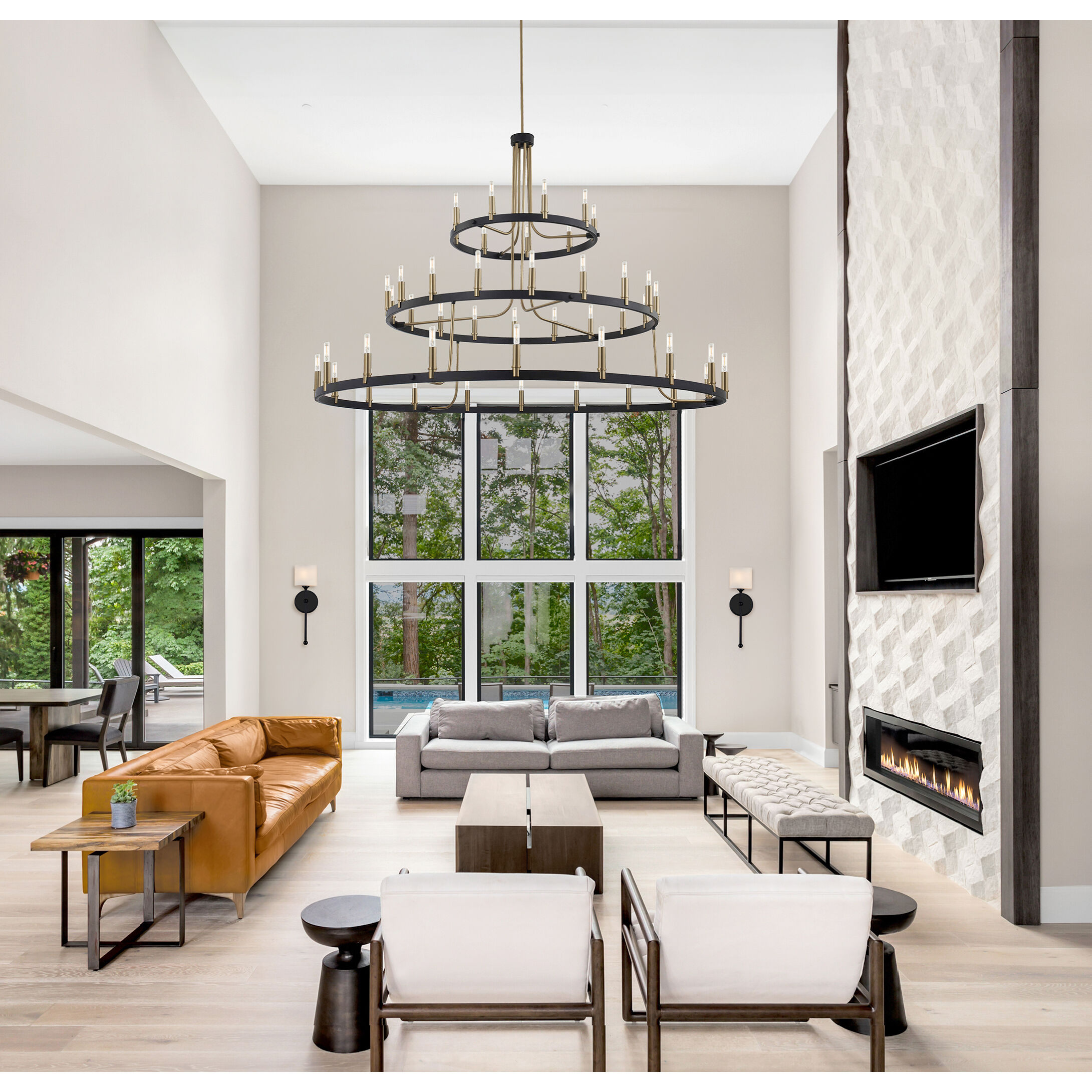 Sequoia 1 Light 4 inch Matte Black ADA Wall Sconce Wall Light