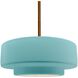 Radiance Collection - Tier Pendant Ceiling Light in Brushed Brass, Dedicated LED, Black Cord, Reflecting Pool, 14.5W x 5.25H, Form+Finish+Function