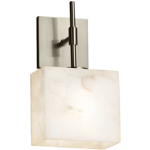 Alabaster Rocks LED 5.5 inch Matte Black ADA Wall Sconce Wall Light in 700 Lm LED, Rectangle