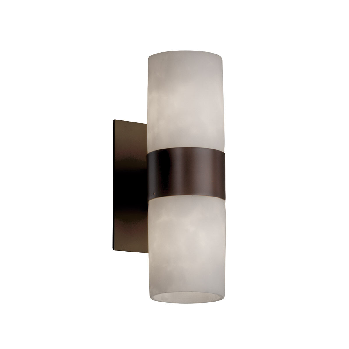 Clouds Wall Sconce Wall Light in Dark Bronze, Incandescent
