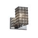 Wire Glass 1 Light 7.00 inch Wall Sconce