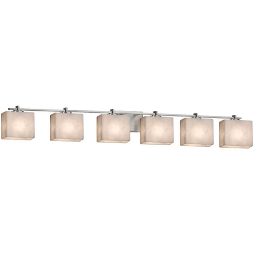 Clouds 55.5 inch Brushed Nickel Bath Bar Wall Light