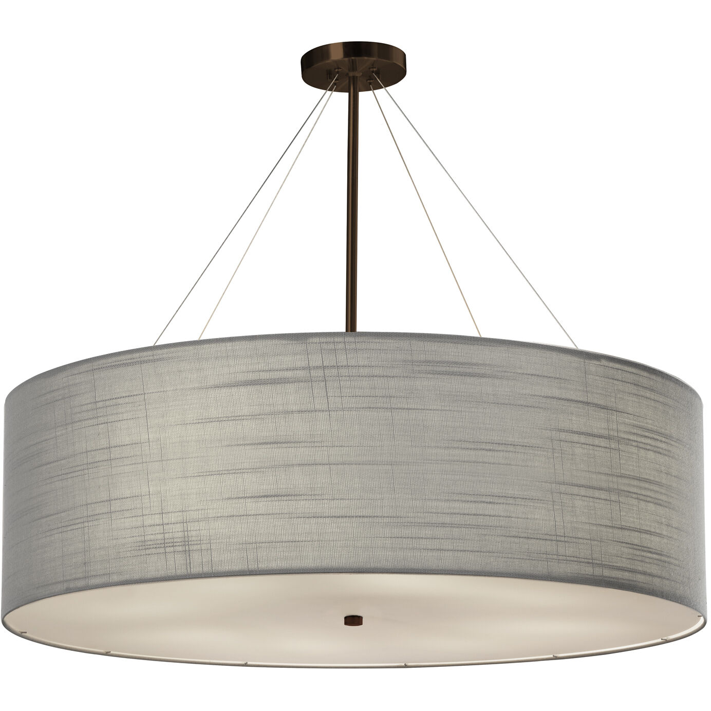 EVOLV 36 inch Dark Bronze Pendant Ceiling Light in Incandescent, Gray, Classic Family