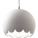 Radiance Collection LED 9 inch Polished Chrome Pendant Ceiling Light