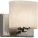 Clouds 1 Light 7 inch Brushed Nickel ADA Wall Sconce Wall Light in Oval, Incandescent
