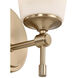 Fusion Collection - Tulsi Family 1 Light 5.25 inch Brushed Brass and Opal Wall Sconce Wall Light, EVOLV