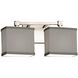Textile 2 Light 14.5 inch Polished Chrome Bath Vanity Light Wall Light, Tetra Family, Choices
