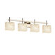 Alabaster Rocks LED 32.5 inch Matte Black Vanity Light Wall Light in 2800 Lm LED, Round Flared