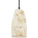 Alabaster Rocks 1 Light 4.00 inch Pendant