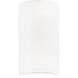 Textile Collection - Classic Family 2 Light 7.75 inch White Linen ADA Wall Sconce Wall Light in 4" D x 7.75" W x 12.5" H, EVOLV