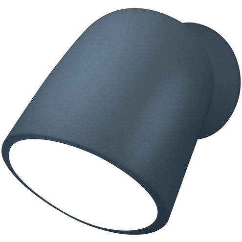 Ambiance Collection LED 7.75 inch Matte White and Champagne Gold Outdoor Wall Sconce
