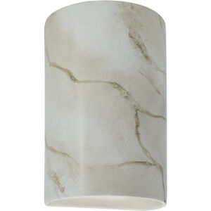 Ambiance 1 Light 5.75 inch Carrara Marble ADA Wall Sconce Wall Light