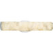 Alabaster Rocks 20.25 inch Matte Black Vanity Light Wall Light