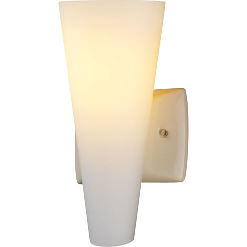 Euro Classics 1 Light 5.5 inch Polished Brass and Carbon Matte Black Wall Sconce Wall Light