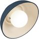 Ambiance Collection 1 Light 10 inch Midnight Sky with Matte White internal finish Wall Sconce Wall Light in Midnight Sky/Matte White, Form+Finish+Function