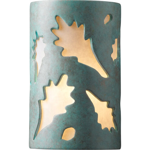 Ambiance LED 7.75 inch Verde Patina Wall Sconce Wall Light