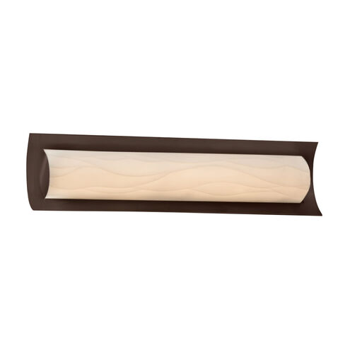 Porcelina LED 21.5 inch Dark Bronze Vanity Light Wall Light