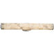 Alabaster Rocks 28 inch Matte Black Vanity Light Wall Light