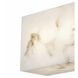 LumenAria Collection - Medley Family 10 inch Faux Alabaster Resin ADA Wall Sconce Wall Light in 3" D x 10" W x 5" H, EVOLV