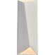 Ambiance LED 6 inch Bisque ADA Wall Sconce Wall Light in Incandescent, Open Top and Bottom Fixture, Diagonal