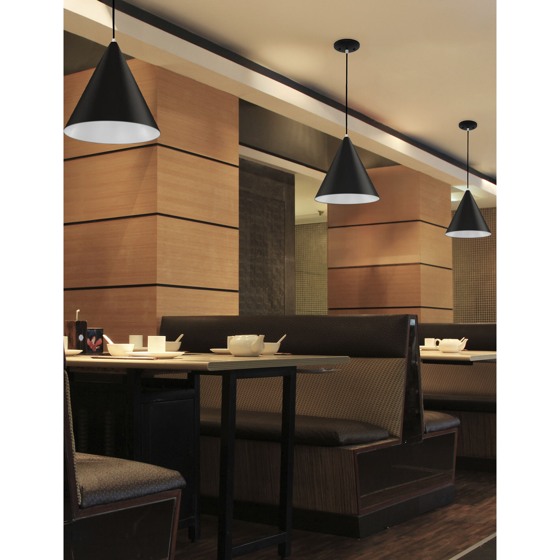 Justice Design NSH-8945-MBWT Conos Family 1 Light 14 inch