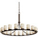 Alabaster Rocks 21 Light 60 inch Dark Bronze Chandelier Ceiling Light in 14700 Lm LED