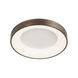 EVOLV LED 15 inch Light Bronze Flush-Mount Ceiling Light, Sway Family