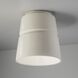 Radiance Collection 1 Light 7.5 inch Matte White Outdoor Flush-Mount