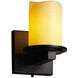 CandleAria LED 5 inch Matte Black Wall Sconce Wall Light