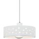 Perforated Dish 1 Light 12.00 inch Pendant