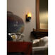 CandleAria LED 5 inch Dark Bronze Wall Sconce Wall Light in 700 Lm LED, Cream (CandleAria), Cylinder with Melted Rim, Dakota