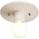Radiance Collection 1 Light 8 inch Antique Silver Flush Mount Ceiling Light