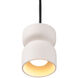 Radiance Collection 1 Light 3.5 inch Bisque Pendant Ceiling Light