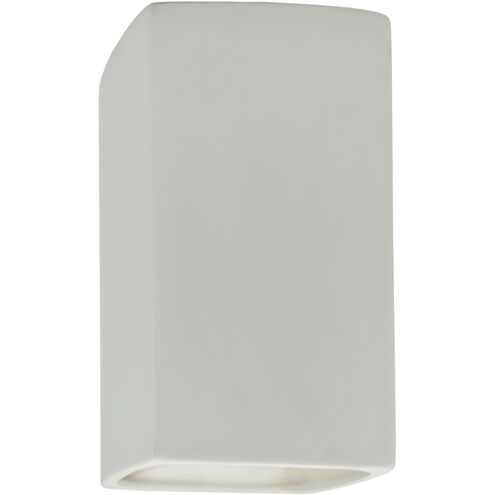 Ambiance Rectangle Wall Sconce Wall Light in Bisque, Incandescent, Large